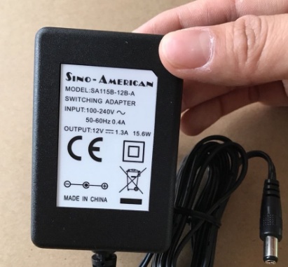 New SINO-AMERICAN 12V 1.3A AC ADAPTER SA115B-12B-A power supply 5.5/2.1mm